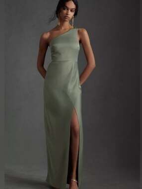 Anthropologie BHLDN Dylan Satin Charmeuse Dress Size 6